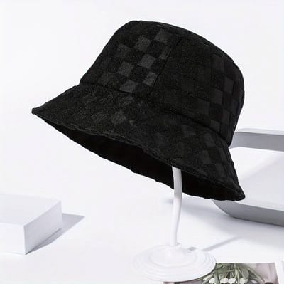 FLIPFLOP CLUB® On The Block Bucket Hat | Accessoires voor festival | Vakantie | Vissershoed | Vissershoedje | Unisex | Visser Cap | Sun Hat | Zonnehoedje | Zwart