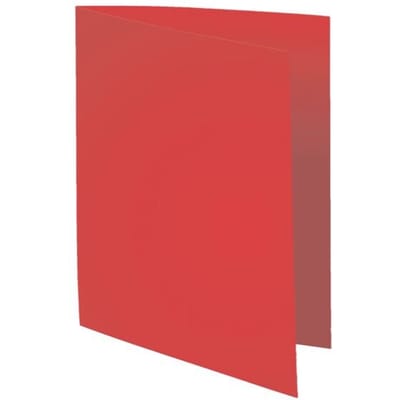 Exacompta FOREVER 170 - Pak van 100 dossiermappen 170g/m2- 24x32cm voor A4. - Rood - 420012E