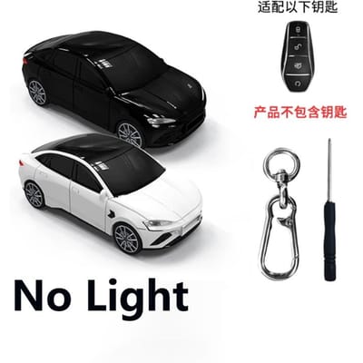 Étui à clé personnalisé tendance pour modèle de voiture Byd Seal Pour Han Ev Tang Dm Qin Plus Song Pro Max Yuan Dolphin Housse d'étui à clé de voiture White black