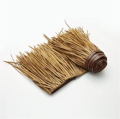 Nep Riet Rol - Kunstgras Decoratie - Tuin Aankleden - Weerbestendig Materiaal - 0.5x15m - Geel
