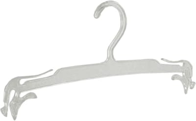 De Kledinghanger Gigant - Lingeriehanger - BH Hanger - Badmode Hanger - L32 - 50 Stuks - Kunststof- Transparant - 32 cm - Kledinghanger - Kleerhanger (L32_02/50)
