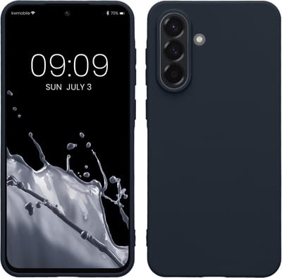 kwmobile telefoonhoesje geschikt voor Samsung Galaxy A56 5G - Hoesje voor smartphone - Back cover in bosbesblauw