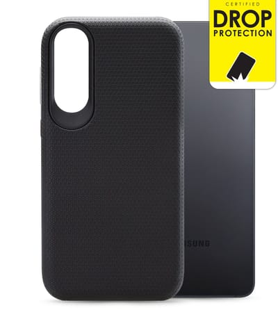 My Style Hoesje geschikt voor Samsung Galaxy S25 Edge Telefoonhoesje Hardcase | My Style Tough Backcover Shockproof | Schokbestendig Galaxy S25 Edge Telefoonhoesje | Anti Shock Proof - Zwart