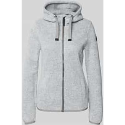 regular fit sweatjack met logodetail