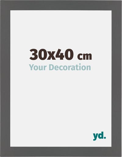 Your Decoration - Fotolijst 30x40 cm - MDF - Antraciet - Mura