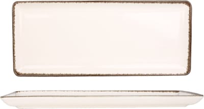 Kütahya Porselen Serveerschaal - Atlantis - Porselein - 35x15 cm - set van 2