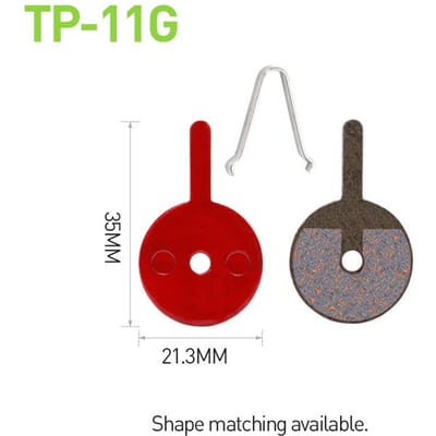 2 paires de plaquettes de frein à disque hydrauliques semi-métalliques pour vélo vtt, pour Shimano SRAM AVID HAYES Magura ZOOM, pièce de cyclisme 11G