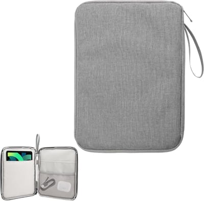 Tabletas tas voor 9-11 inch tablets, geschikt voor iPad Pro 11, iPad Air en meer, beschermende sleeve met extra opbergruimte