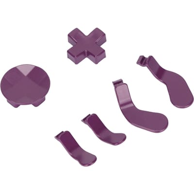 Roestvrij Staal Metaal D-Pads Paddles Vervanging Controller Accessoires voor Xbox One Elite Series paars
