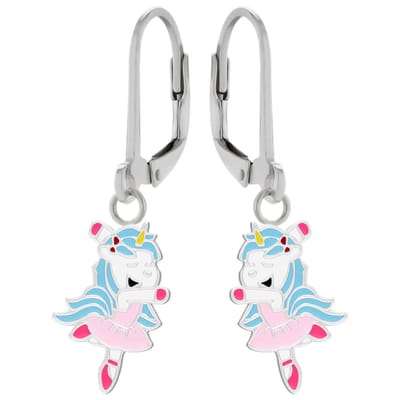 WeLoveSilver - zilveren oorhangers - eenhoorn - 925 zilver - meisjes