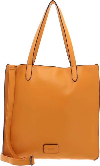 FREDsBRUDER Leren Burk Shopper Papaya Abrikoos