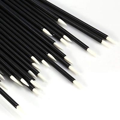 Cosensi- Eyeliner Borstel Set van 50 Stuks - Wegwerp Borstels - Synthetische Vezels - Oogschaduw Applicator - Cosmetische Tool - Veilig en Comfortabel - Make-up Borstel