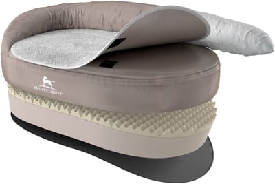 Knuffelwuff orthopedisch hondenbed Jessy XXL 135 x 85cm beige