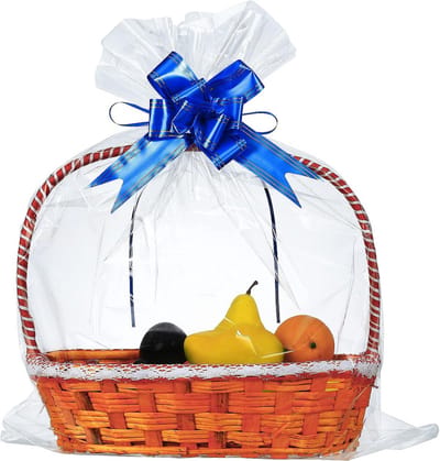 50x Grote Cellofaanzakken 24x30 cm Doorzichtig voor Cadeauverpakking en Fruitmanden