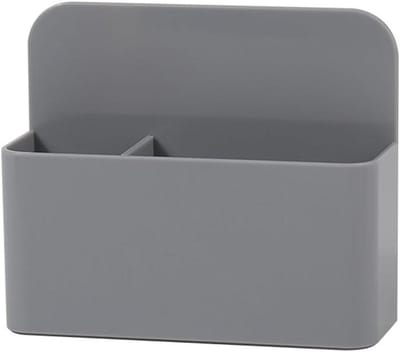 Magnetische Penhouder - Opberger - Bureau Organisatie - Verwijderbare Divider - 12 x 4 x 10 cm - Grijs