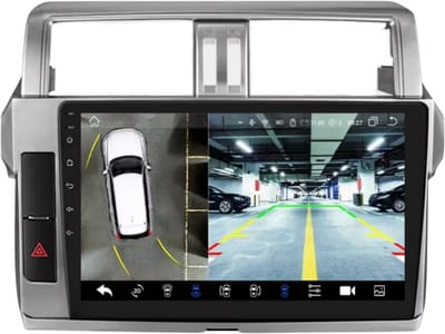 Autoradio bluetooth met camera - Carplay - Voor Toyota Land Cruiser Prado 150 (2013-2017) - Geschikt voor Apple en Android - Stereo - Navigatie - Navigatiesysteem auto