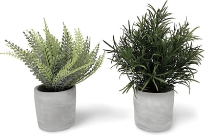 Kunstplant In Pot 2 st. - 23 cm