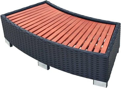 Hottub Trap - Spa Trede - Veilig Toegang - Weerbestendig Materiaal - 92 cm Lengte - Zwart