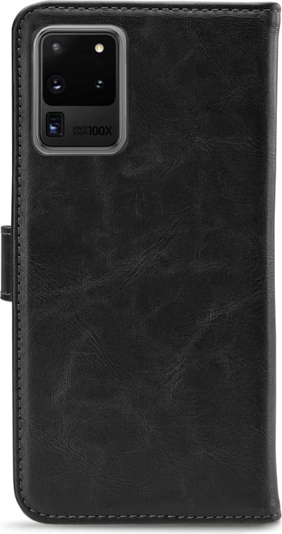 My Style Telefoonhoesje geschikt voor Samsung Galaxy S20 Ultra Hoesje | My Style Flex Wallet Bookcase Portemonnee | Pasjeshouder voor 3 Pasjes | Telefoonhoesje voor Pinpas / OV Kaart / Rijbewijs - Zwart