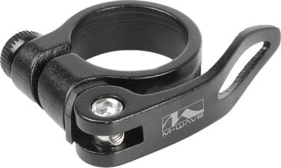 M-wave Zadelpenklem Clampy-qr 31,8 Mm Aluminium Zwart