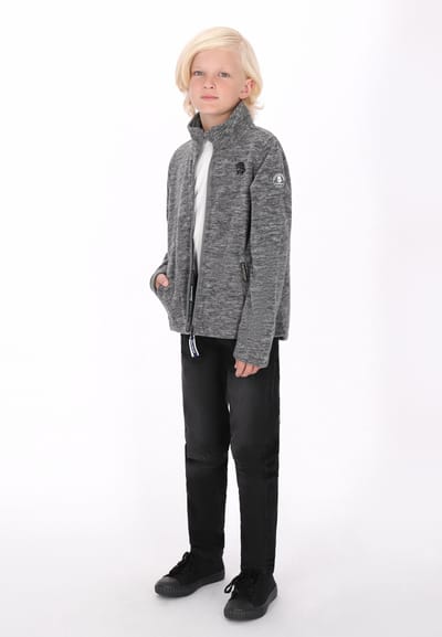Schmuddelwedda Fleece jas jongens (kinderen) grijs melange