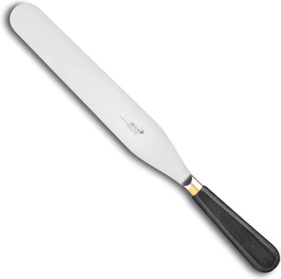 Déglon Flexibel paletmes – 23 cm – ergonomisch beukenhouten handvat – zwart – duurzaam roestvrij staal