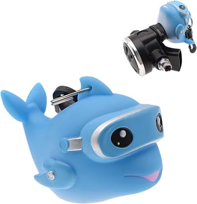 Duikmondstuk Afdekking - Ademautomaat Beschermer - Watersport Bescherming - Oplichtend in Donker - 81 x 63 cm - Blauw