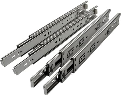 2 Paar (4 stuk) Volledig uitschuifbaar Ladegeleider KV1-45-H45-L250-NF Lengte 250 mm Draagkracht 45 kg gegalvaniseerd van SOTECH