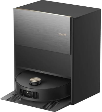 Dreame Aqua10 Roller – Robotstofzuiger - Nat- en Droogstofzuiger met 30.000 Pa - Automatisch Legen & Zelfreinigende Rol - 100 °C Rolreiniging - AutoSeal™ Tapijtkering | Zwart