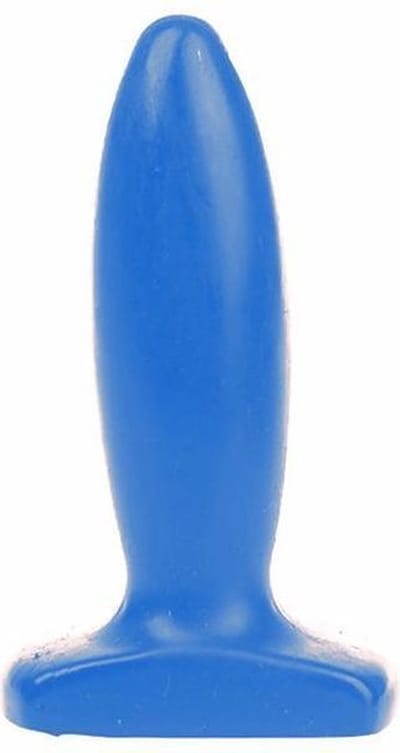 I Love Butt - Slanke Buttplug - S - Blauw