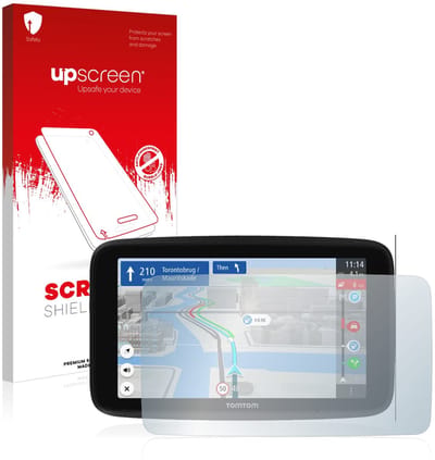 upscreen - Screenprotector voor TomTom GO Discover 6" - Folie Beschermfolie transparant