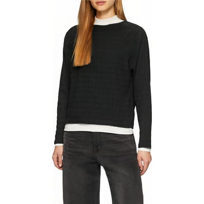 s.Oliver  T-shirts Black Size: 34 | Long-Sleeved Tops Outlet | Dames | Zwart