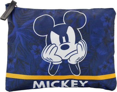 Mickey Mouse - Toilettas - Blue - Disney Licensie - KLEIN -afmeting: 20 x 1 x 15,5 cm.