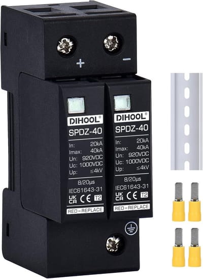 Zonne DC Overspanningsbeveiliging Type 2 40KA 1000V