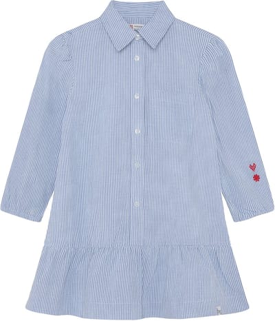 Noppies Jurk stripe - Light Blue - Maat 116