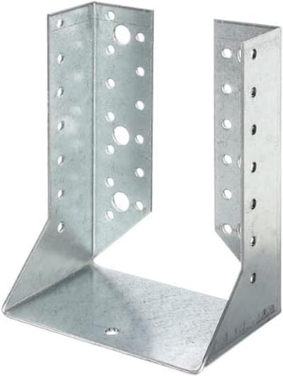 Set van 10 Balkschoenen Type B 120x160 mm Verzinkt voor Houtverbindingen