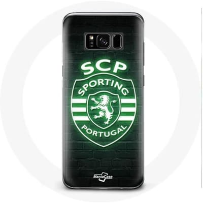 Hoesje - SCP - Samsung Galaxy S8 - Lichtgevend - Sporting Portugal - Flexibel