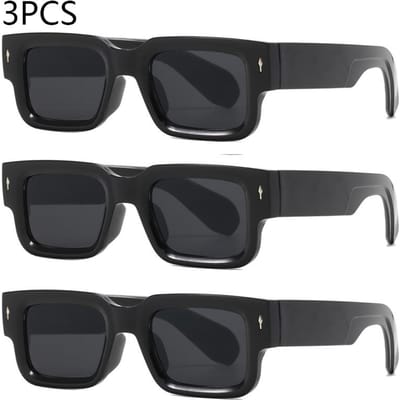 CY5539 Lunettes de soleil rectangulaires de designer pour femmes et hommes Couleur océan Lunettes de soleil Lunettes de soleil pour femmes Tendance Rectangulaire Rivet Oculos De Sol