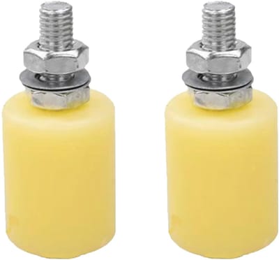 Cosensi - Dailygoods - 2 Stuks Schuifpoort Geleiderol Nylon Heavy Duty voor Garage en Tuin