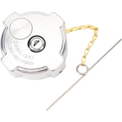 Bouchon de réservoir de carburant diesel en aluminium verrouillable avec clés 03?37017?002 Remplacement pour Freightliner Cascadia white