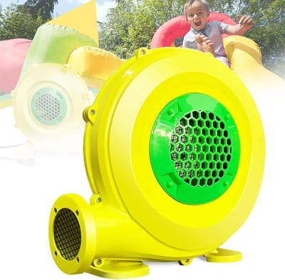 Luchtblazer Opblaasbaar - Luchtpomp Ventilator - Springkussen Opzetten - Krachtige Motor - 750W - Zwart