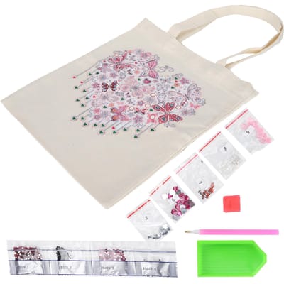 Diamond Painting Tas Kit Canvas Tas Hars Strass Steentjes Handgemaakt Herbruikbaar Kunst Handtas(BB012 )