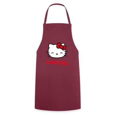Hello Kitty Lacht Met Hello Kitty-Letters Keukenschort
