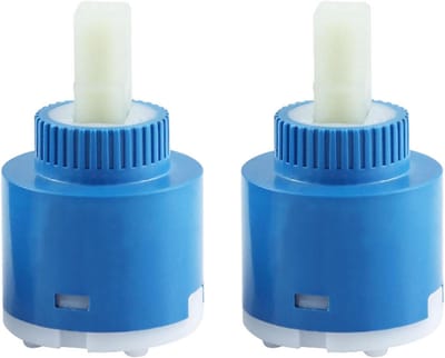 35 / 40 mm Cartridge Vervanging voor Waterkraan | Hoge Druk Keramische Cartridge | Badkamer- en Keukenkraan Onderdeel | Blauw schakelinstrument