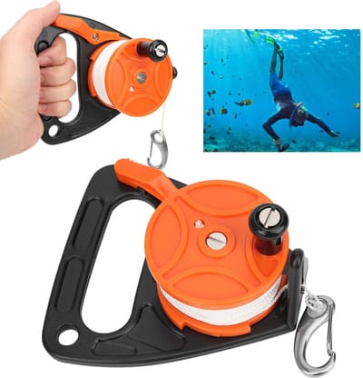 Diving Reel 150ft - Multifunctioneel Duiklijnwiel met Handvat voor Snorkelen en Kayakken, Ideaal voor Onderwateravonturen