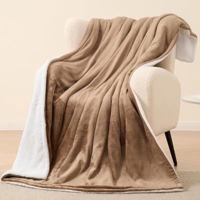 Elektrische Deken - Verwarmde Plaid - Warmte Genieten - 6 Warmtestanden - 130 x 180 cm - Khaki