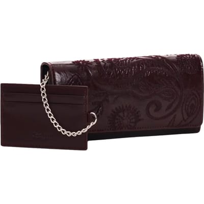 Desigual portemonnee kaarthouder Mone Sirocco Marina Long Wallet Bordeaux (rood)paars