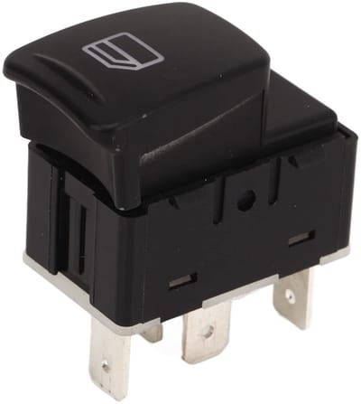 Dailygoods - Vensterschakelaar - Elektrische raamschakelaar - Compact en nauwkeurig - Comfortabel ABS-metaal - Geschikt voor Smart 454 Forfour - Verva...