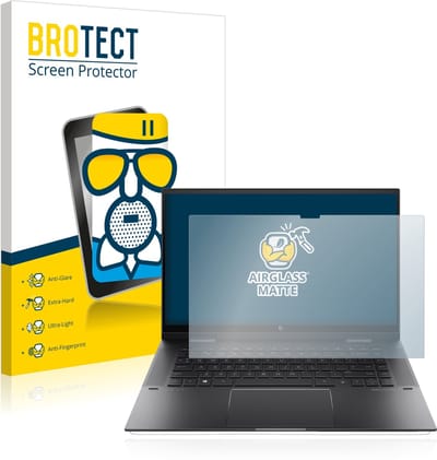 BROTECT - Screenprotector voor HP Envy x360 (15-eX) (359 mm x 228.2 mm) - Folie Beschermfolie Beschermglas matte
