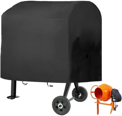 Betonmixerhoes - Beschermhoes mixer - Buiten Opslag - Waterdicht Oxford Doek - 130 x 80 x 110 cm - Zwart